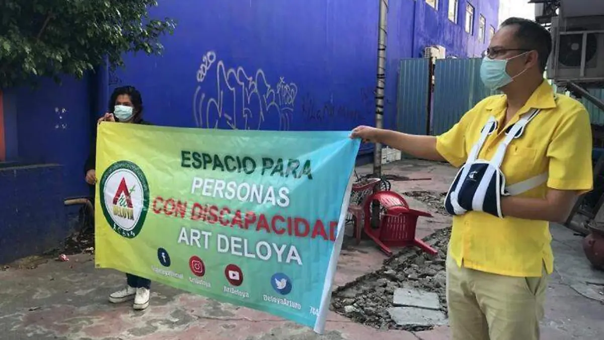 Discapacitados Acapulco protesta Playa